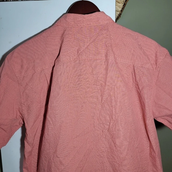 Patagonia short sleeve collared button shirt orange medium - Picture 5 of 13